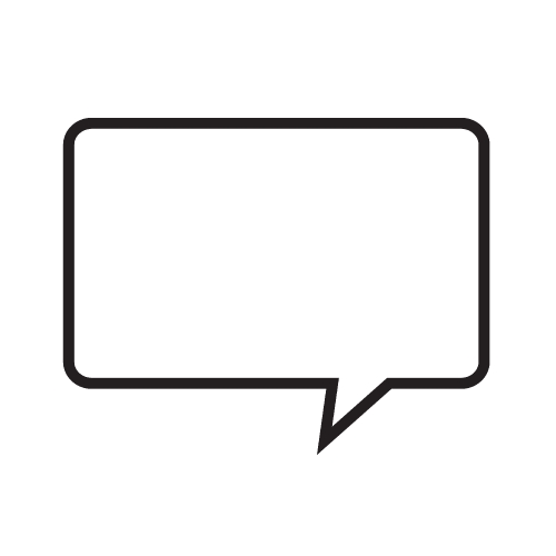 Speech bubble icon