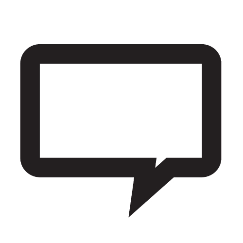 Speech bubble icon