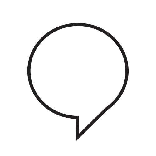 Speech bubble icon