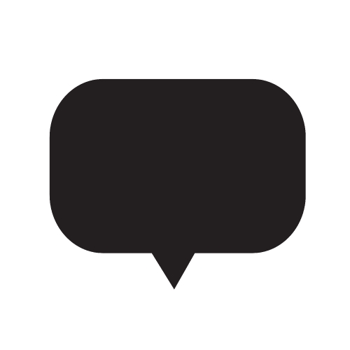 Speech bubble icon