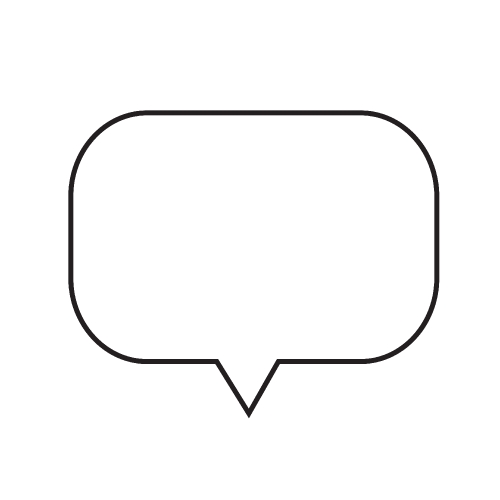 Speech bubble icon