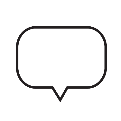 Speech bubble icon