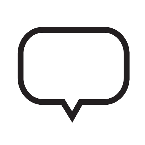 Speech bubble icon