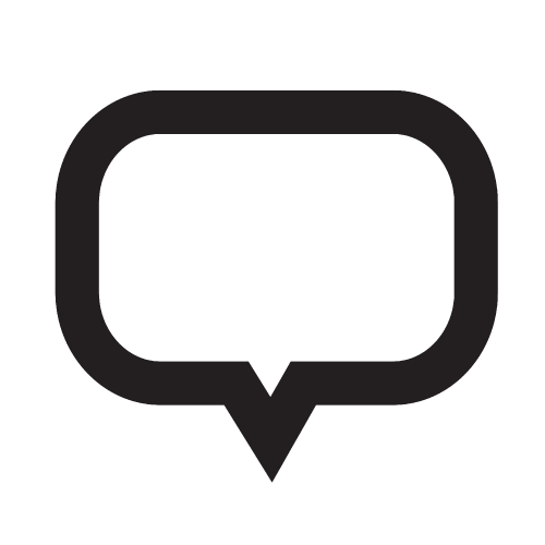 Speech bubble icon