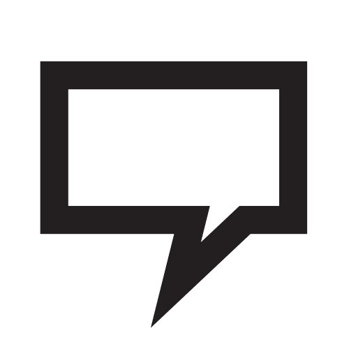 speech bubble icon