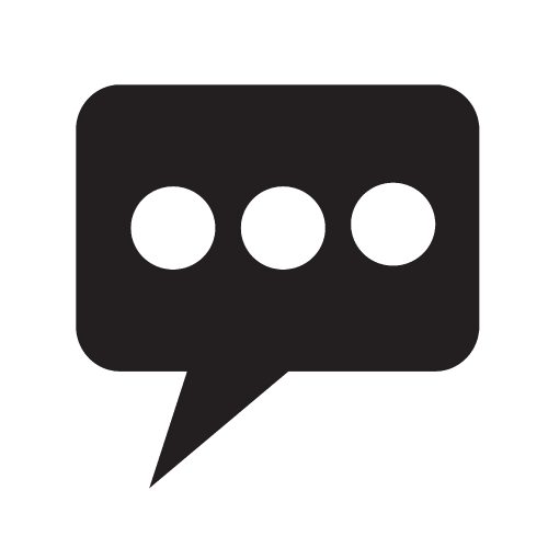 Speech bubble icon