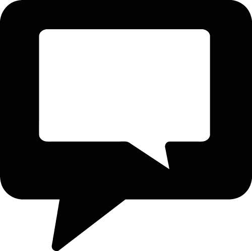 Speech bubble icon