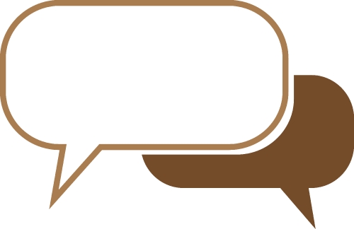 Speech bubble icon sign design