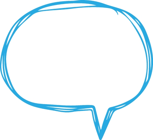 Speech bubble icon sign design