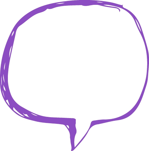 Speech bubble icon sign design