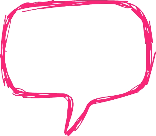 Speech bubble icon sign design