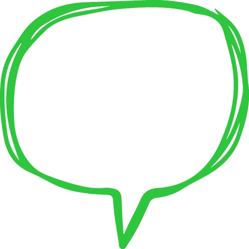 Speech bubble icon sign design