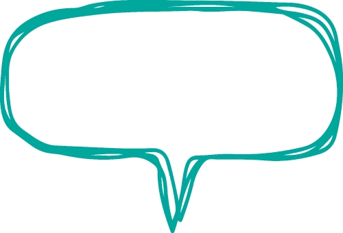 Speech bubble icon sign design