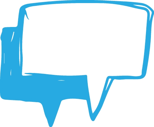 Speech bubble icon sign design