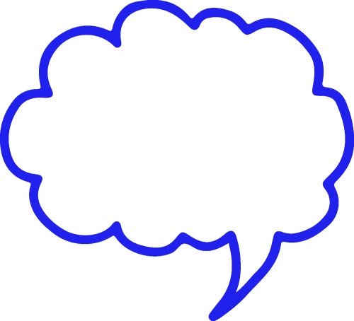 Speech bubble icon sign design