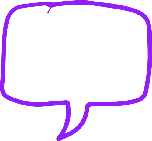 Speech bubble icon sign design