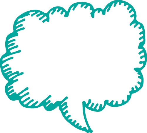 Speech bubble icon sign design