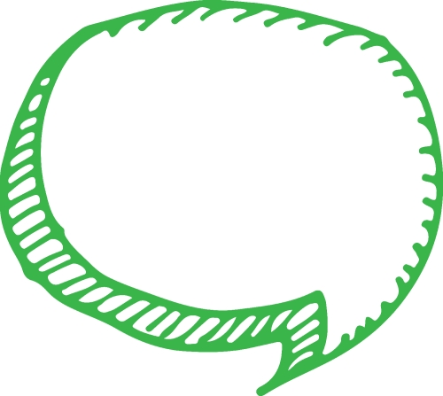 Speech bubble icon sign design