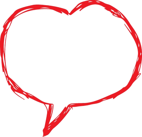 Speech bubble icon sign design