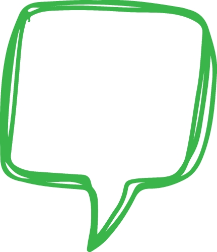 Speech bubble icon sign design