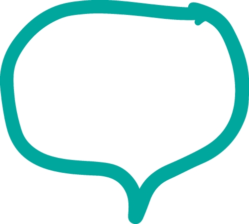 Speech bubble icon sign design