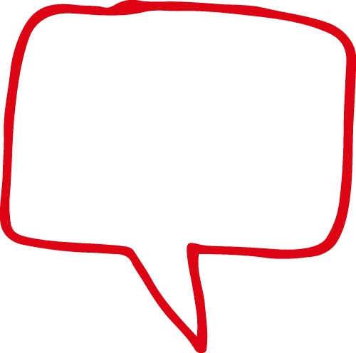 Speech bubble icon sign design