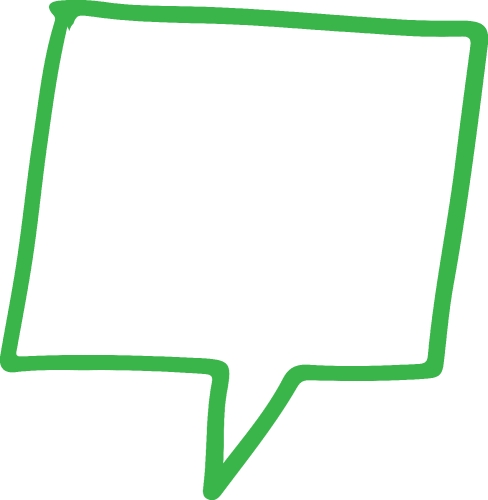 Speech bubble icon sign design