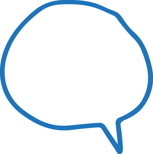 Speech bubble icon sign design