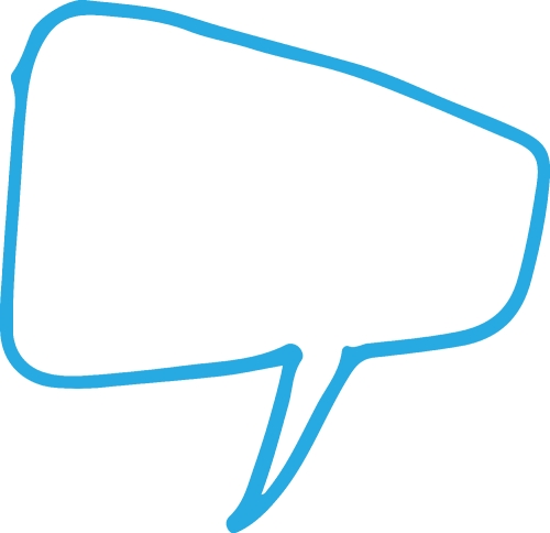 Speech bubble icon sign design