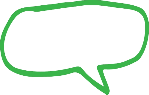 Speech bubble icon sign design