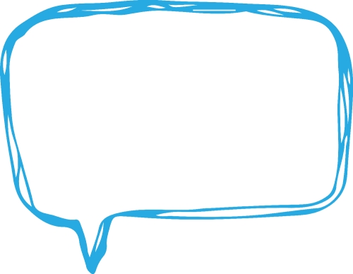 Speech bubble icon sign design