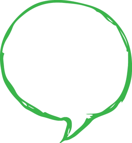 Speech bubble icon sign design