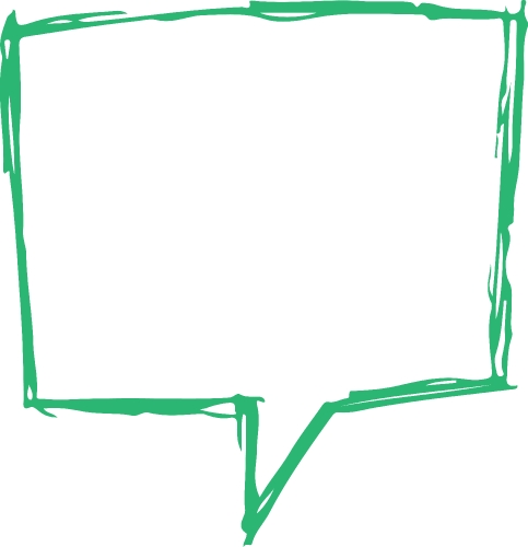 Speech bubble icon sign design