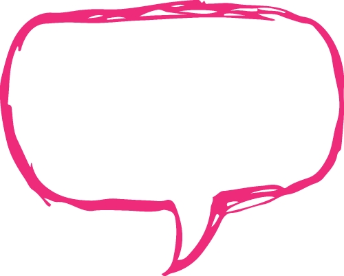 Speech bubble icon sign design