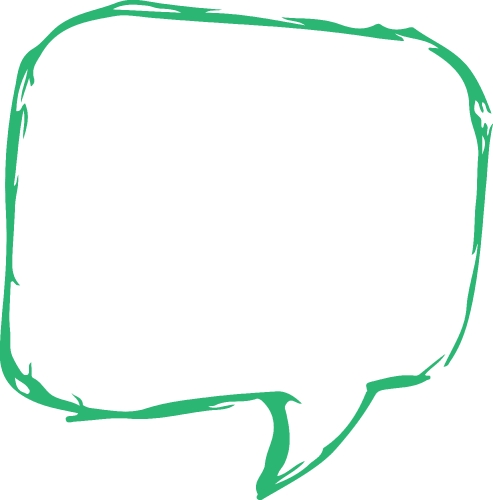 Speech bubble icon sign design