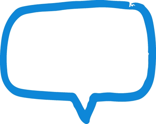 Speech bubble icon sign design