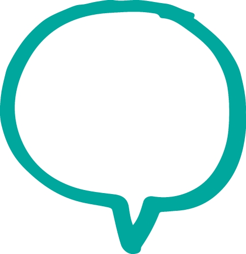 Speech bubble icon sign design