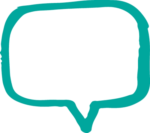 Speech bubble icon sign design