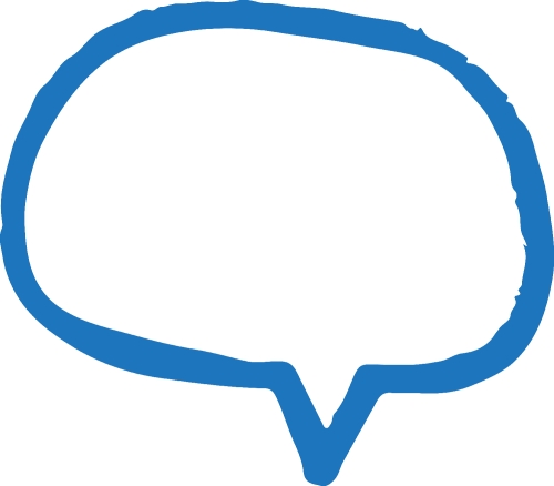 Speech bubble icon sign design