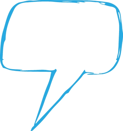 Speech bubble icon sign design