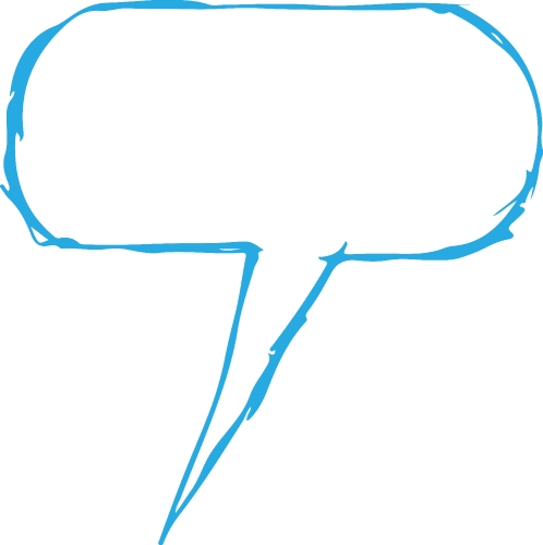 Speech bubble icon sign design