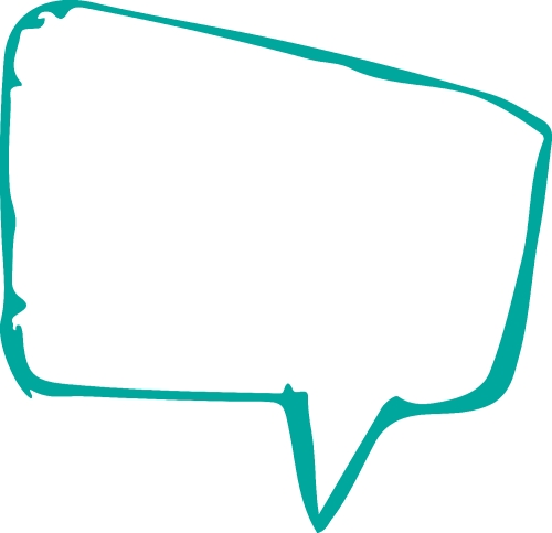 Speech bubble icon sign design