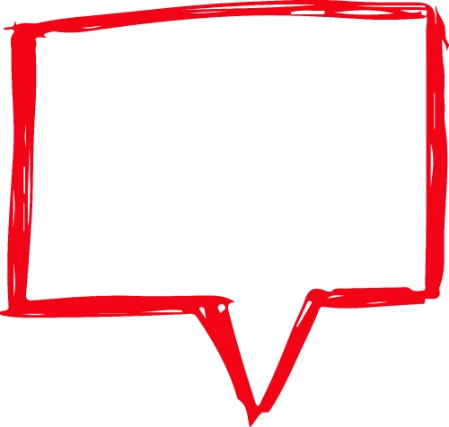 Speech bubble icon sign design