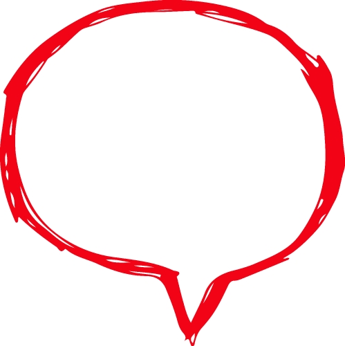 Speech bubble icon sign design