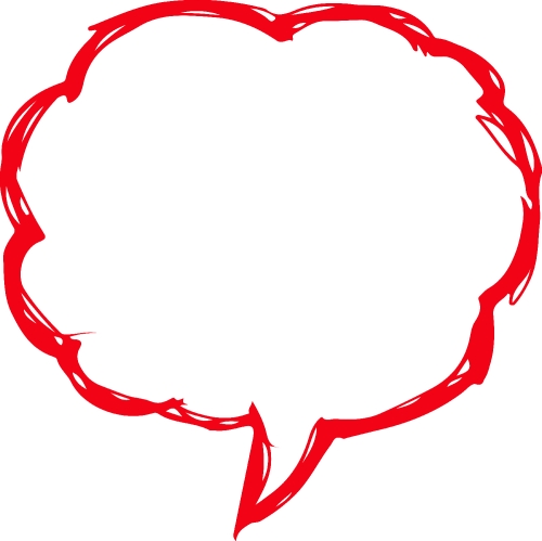 Speech bubble icon sign design