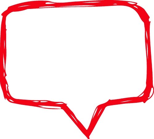 Speech bubble icon sign design