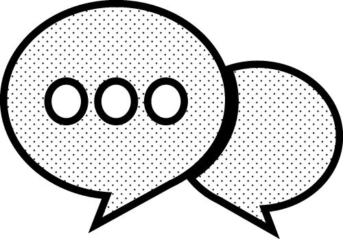 Speech bubble icon sign symbol design