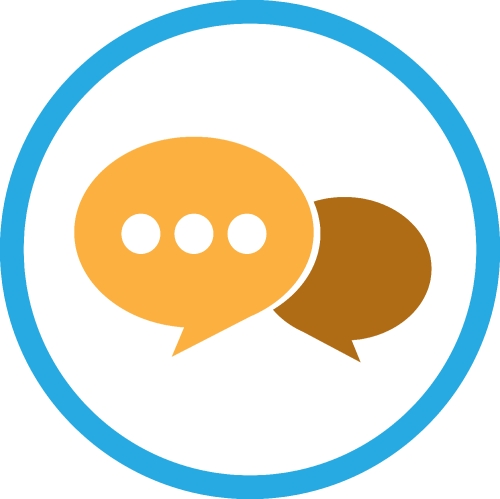 Speech bubble icon sign symbol design