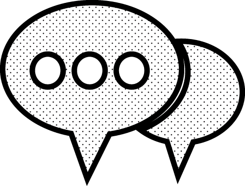 Speech bubble icon sign symbol design