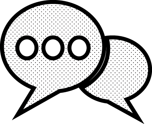 Speech bubble icon sign symbol design